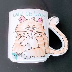 Let's Do Lunch Cat Mug